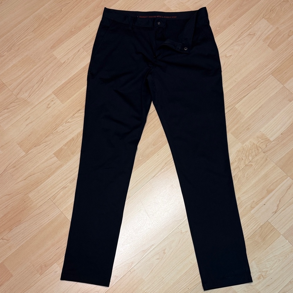 RHONE performance Black Chinos